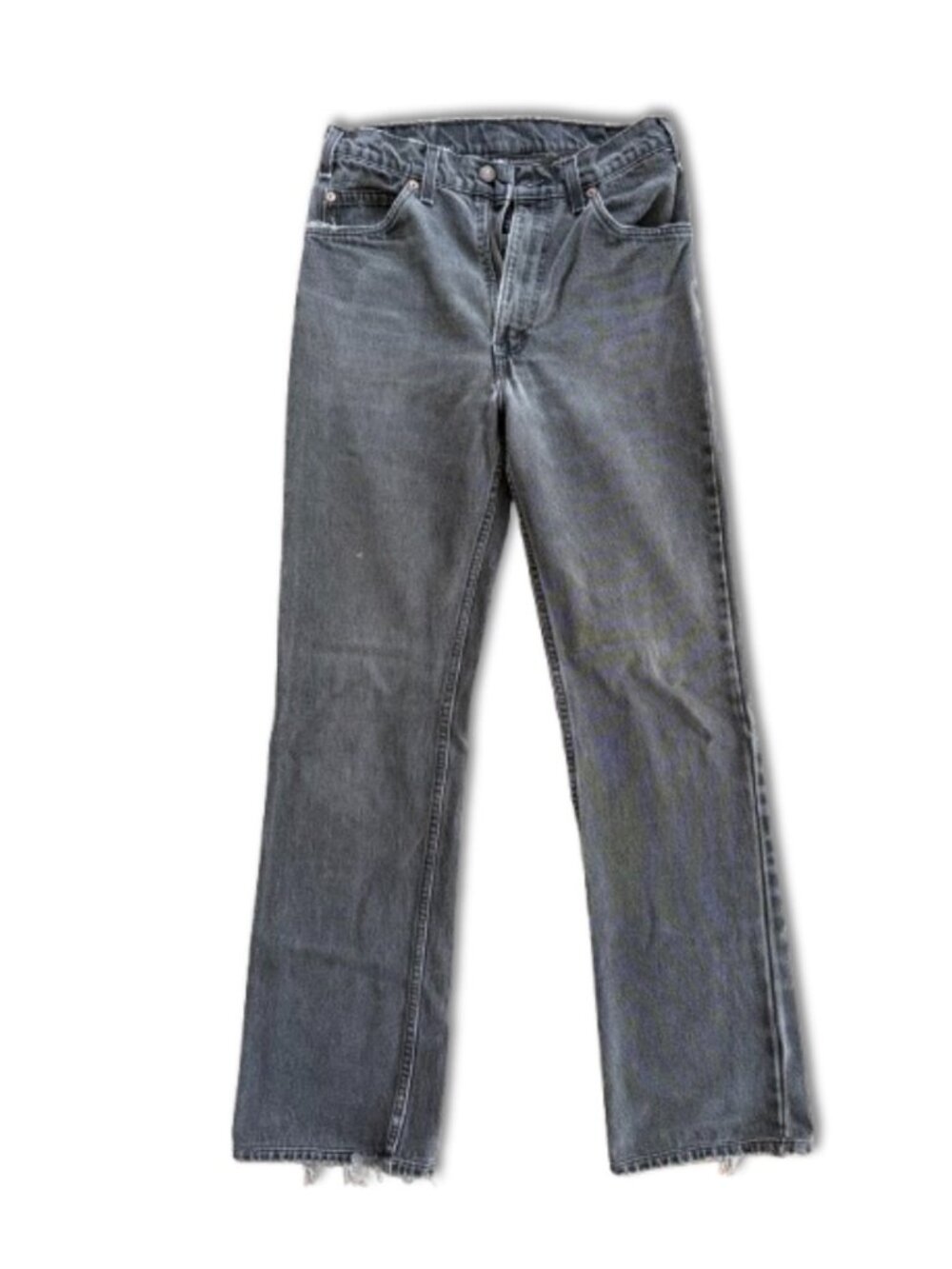 Vintage Levi's Black Gray 517 Jeans Denim 1980s AMAZING, GRAIL